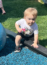 Young Toddler Outdoor Playing