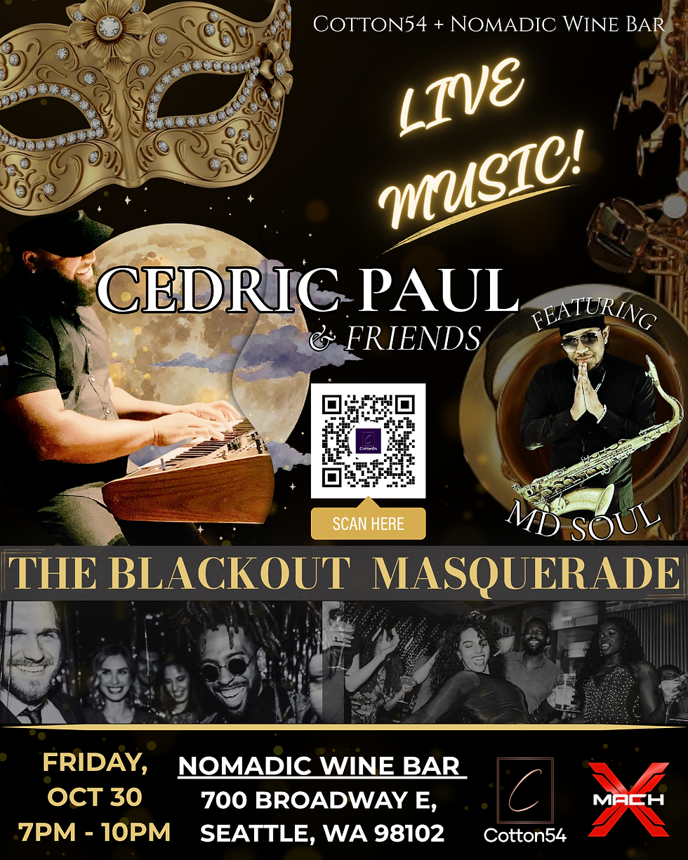 The Blackout Masquerade: Cedric Paul & Friends