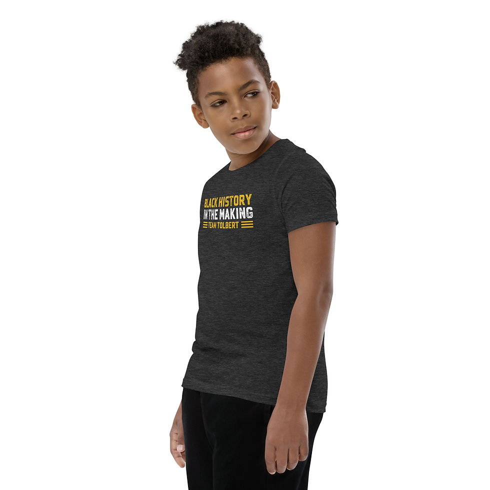 Thumbnail: "Black History" Youth Unisex Full Color T-Shirt