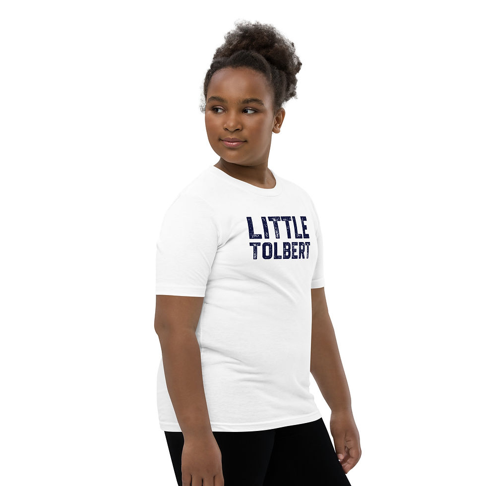 Thumbnail: "Little Tolbert" Youth Unisex White T-Shirt