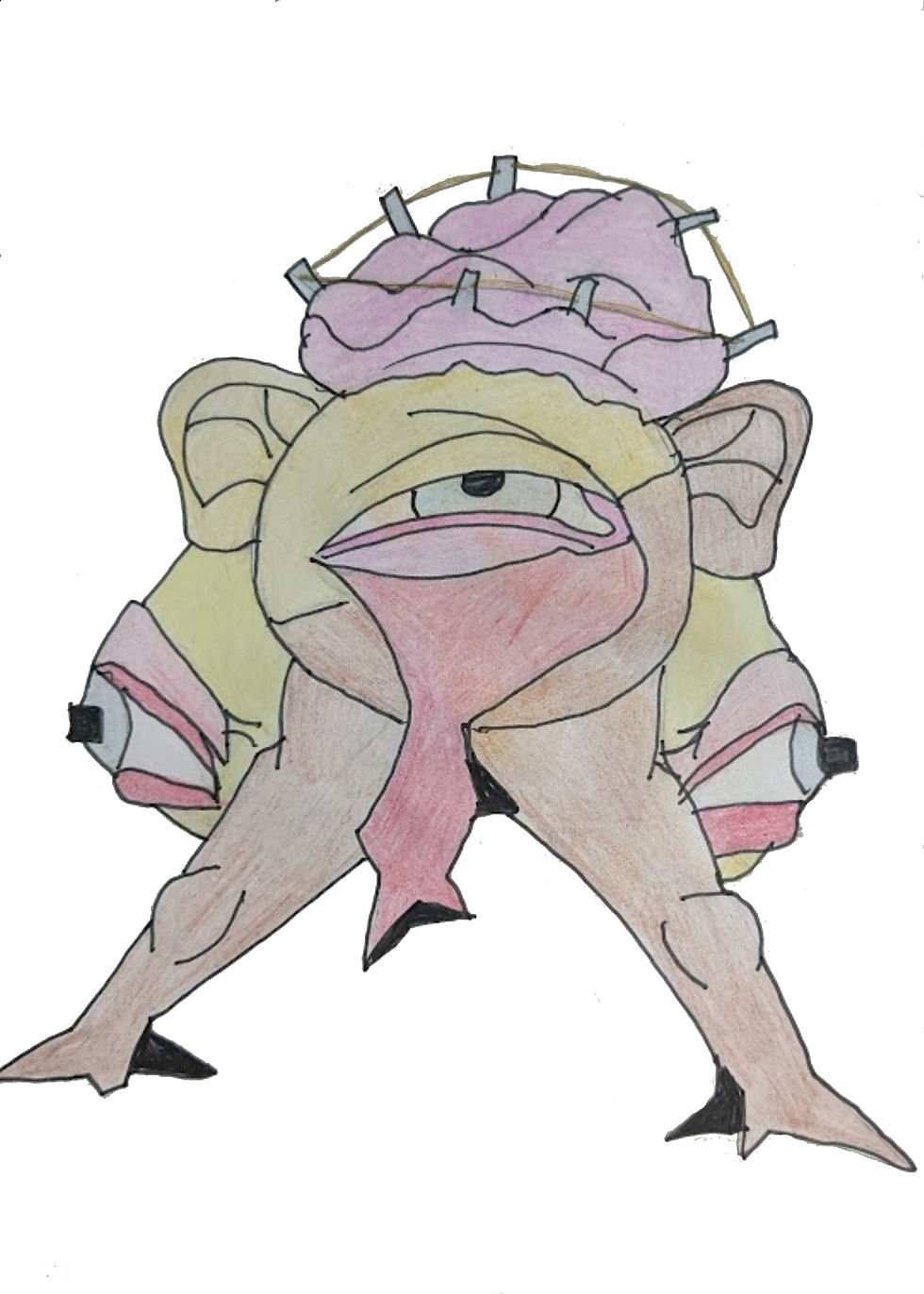 An potential alien design for my book