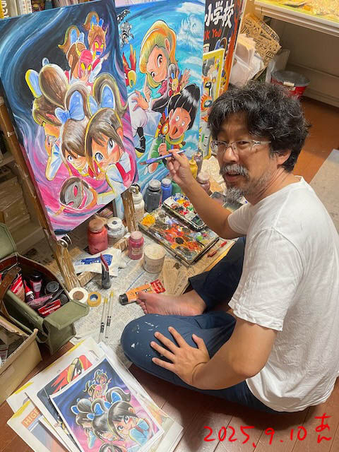 未来屋書店（イオンモール鈴鹿）にて絵の展示会