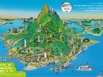 島原半島　サイクリング鳥瞰図