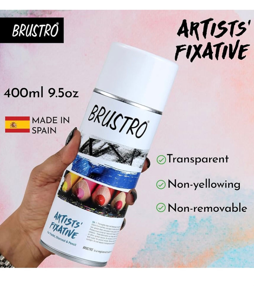 Thumbnail: Artist's Fixative Spray Can | 400ml | Perfect use on Pastel, Charcoal, Pencil 