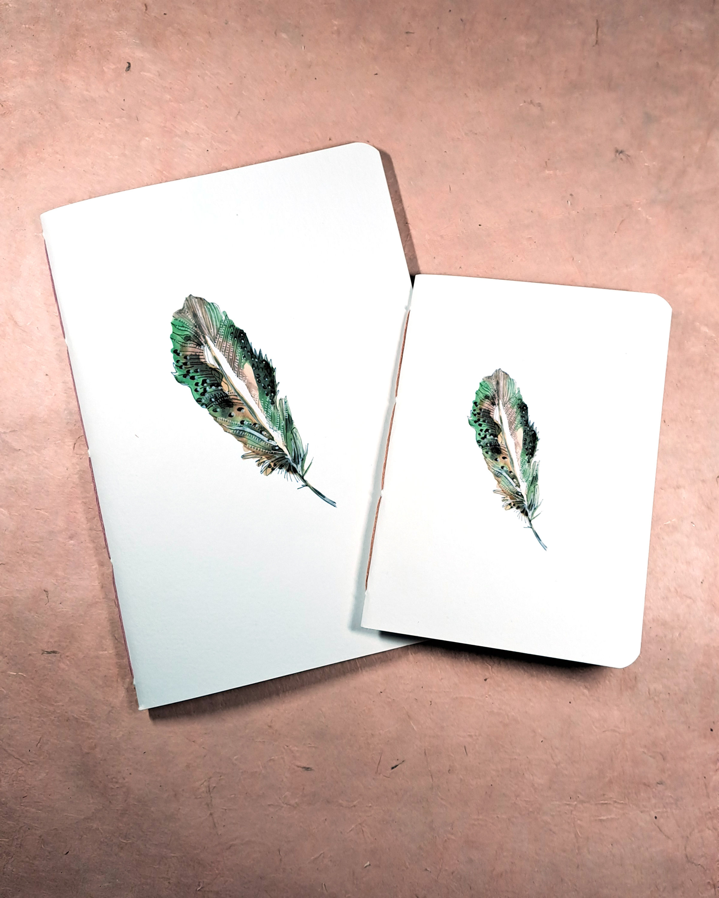 Carnet Croquille "Plume V" 20pages - 20x14.5cm -