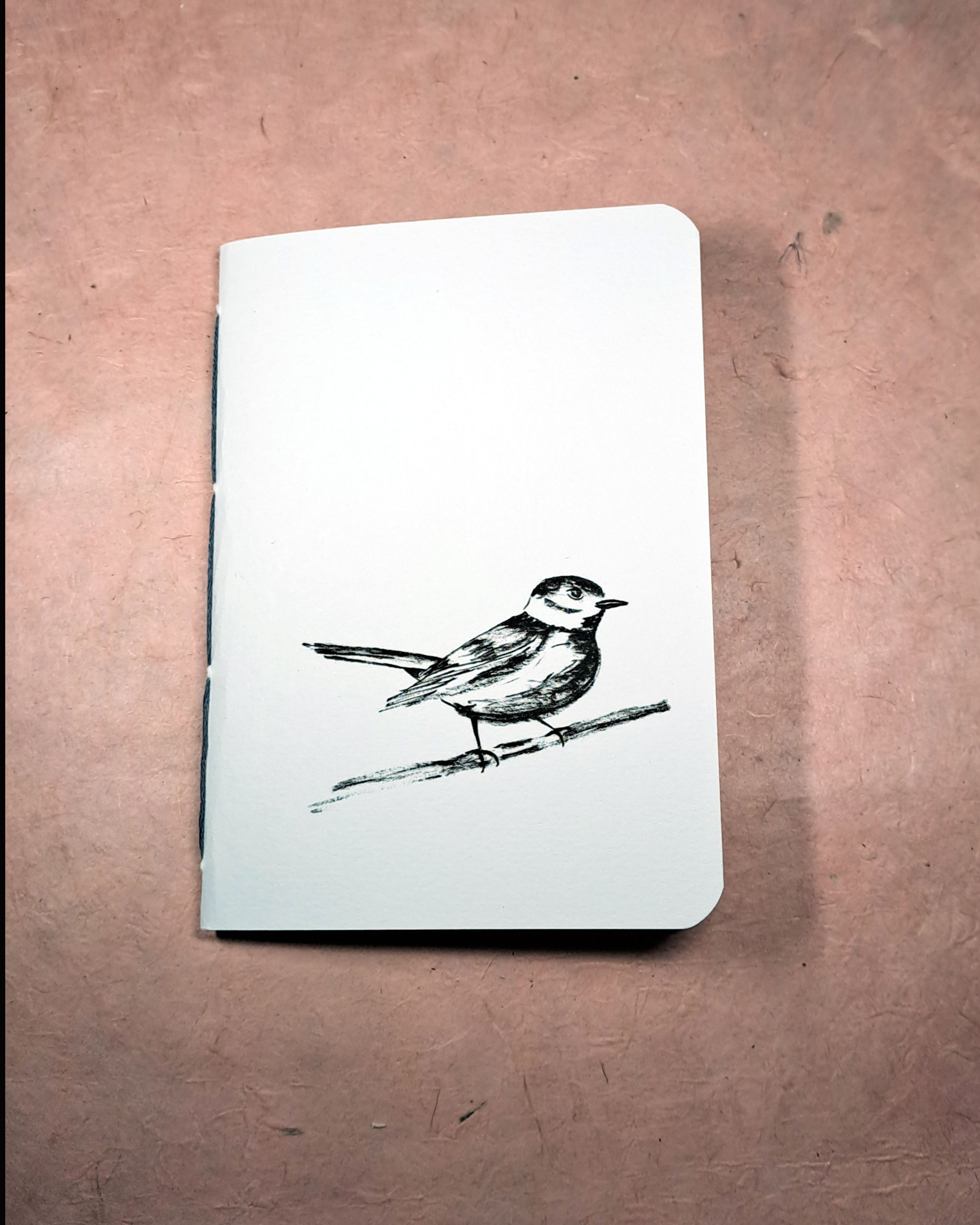 Carnet Croquille "Oiseau sur une branche" 20pages - 20x14.5cm -