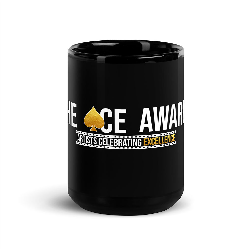 Thumbnail: Ace Award Black Glossy Mug
