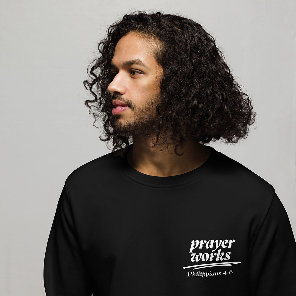 Thumbnail: "Need Prayer? Tap My Shoulder" Sweatshirts