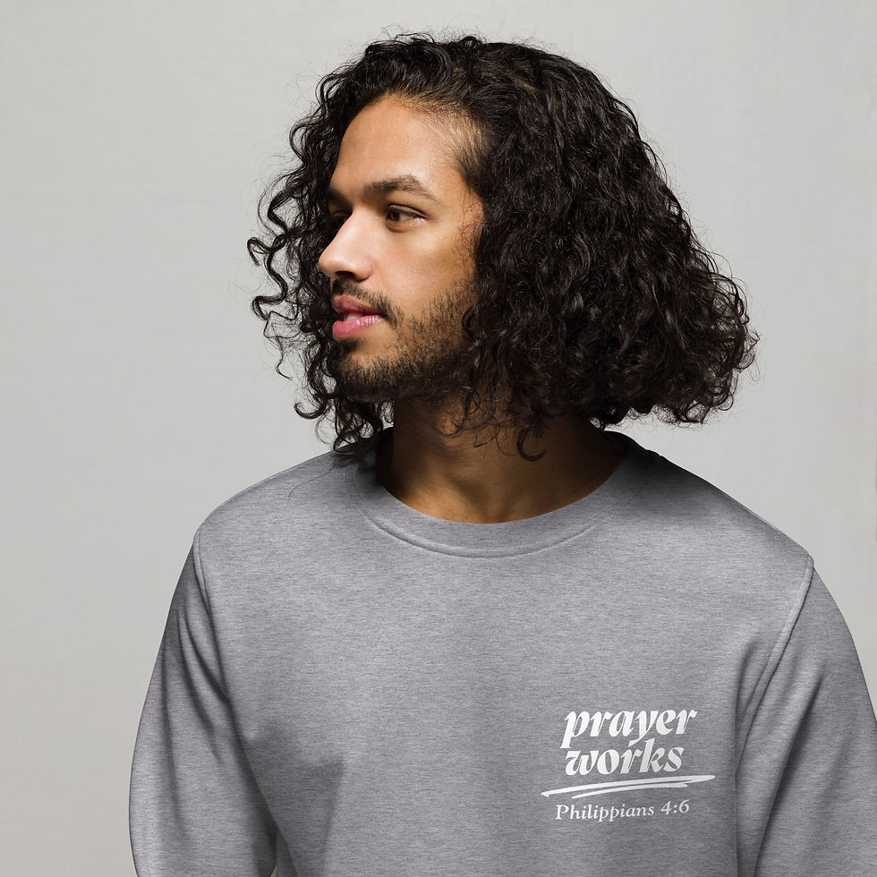 Thumbnail: "Need Prayer? Tap My Shoulder" Sweatshirts