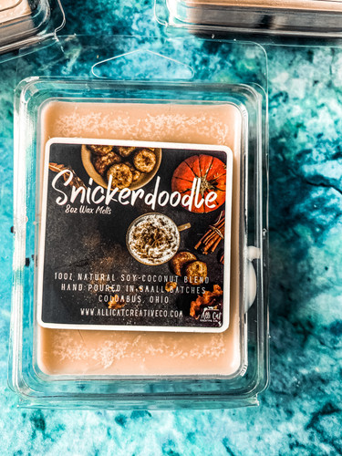 Snickerdoodle 3oz Wax Melts | Alli Cat Creative Co