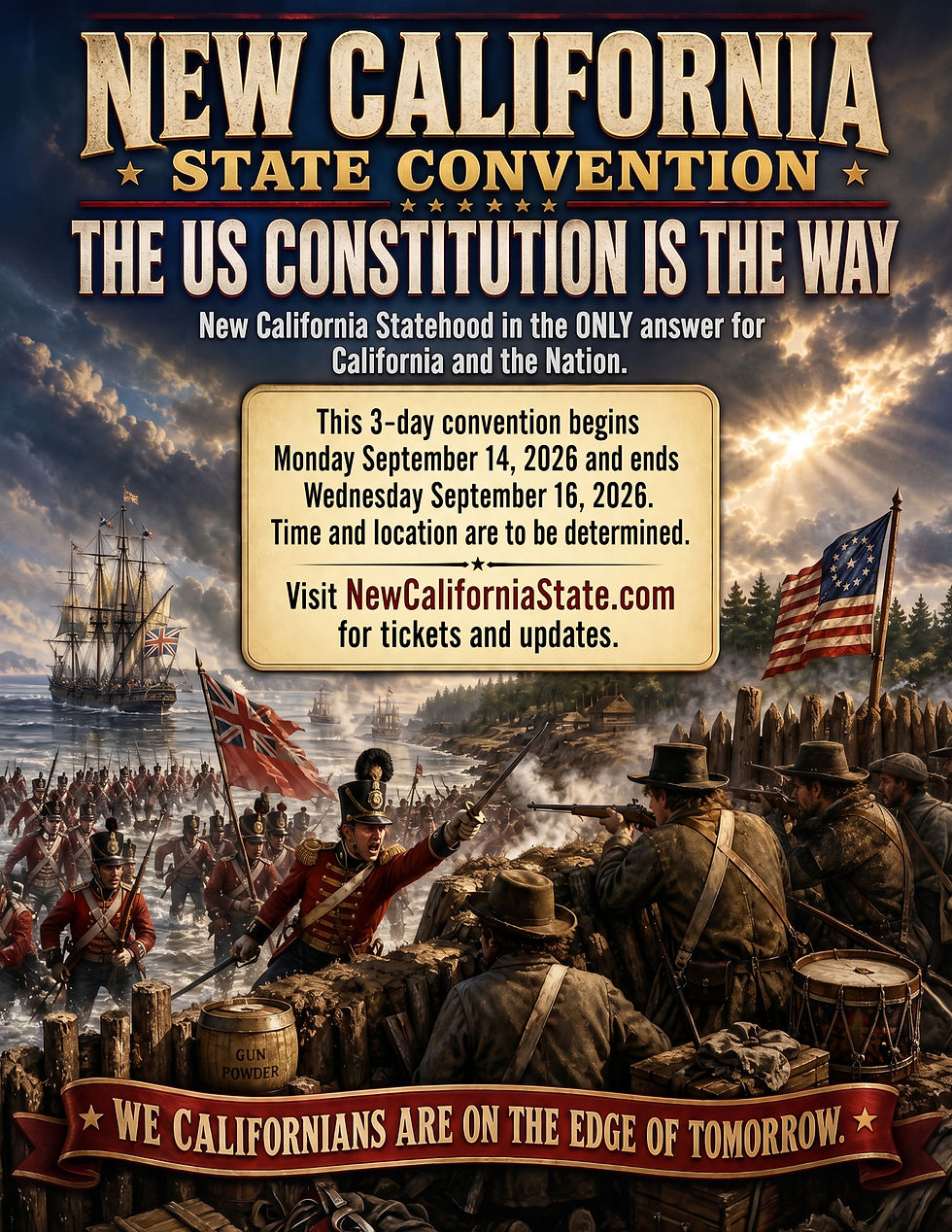 NEW CALIFORNIA STATE CONVENTION ON THE EDGE OF TOMORROW