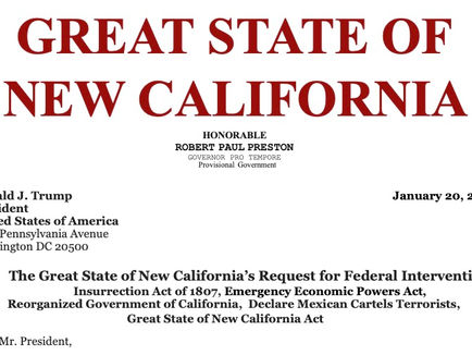 Mr. President: the Great New California State