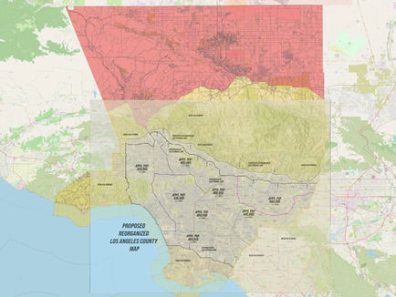New California State Map Shows 36 Congressional Seats Going to New California State