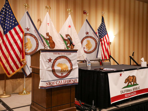 ReOrganized California State Approves Statehood Status to New California State