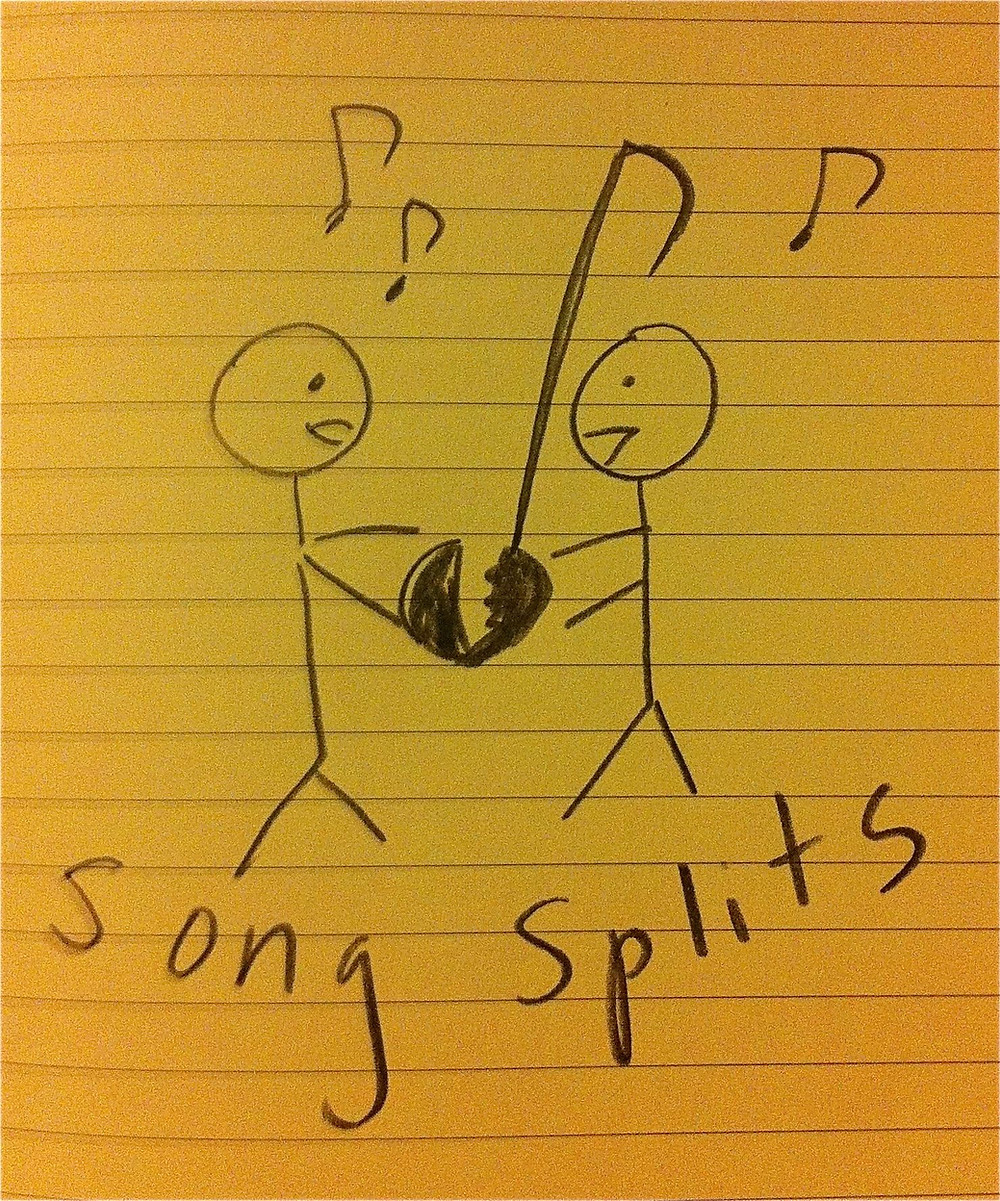 cowriting song splits