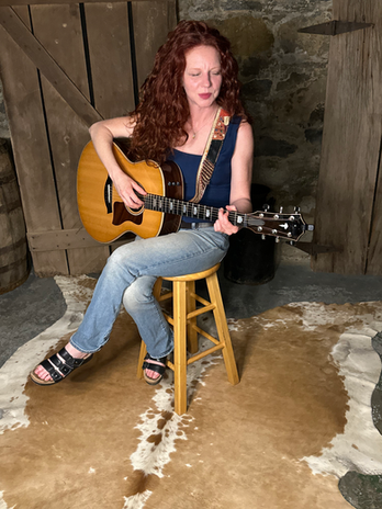 52 Acoustic Week 33 Amanda Colleen Williams Nashville singer songwriter guitar candid pic