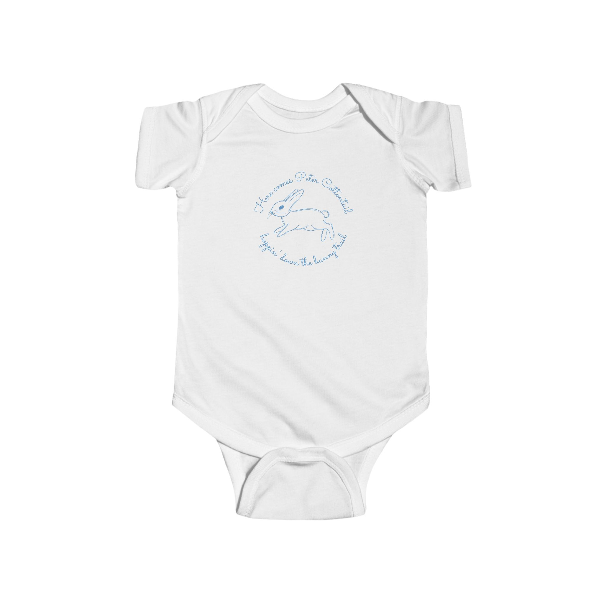 Baby Bodysuit - Here Comes Peter Cottontail (Heirloom)