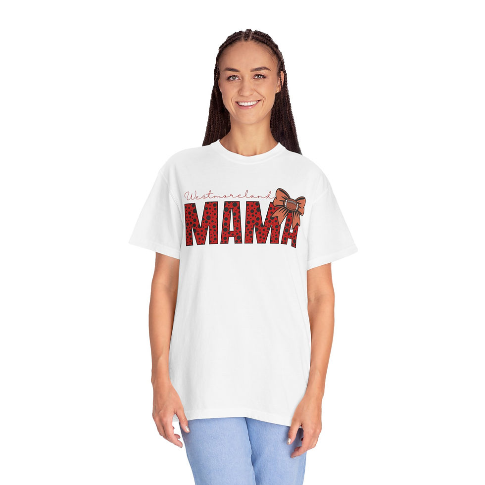 Thumbnail: Westmoreland Mama Football T-Shirt