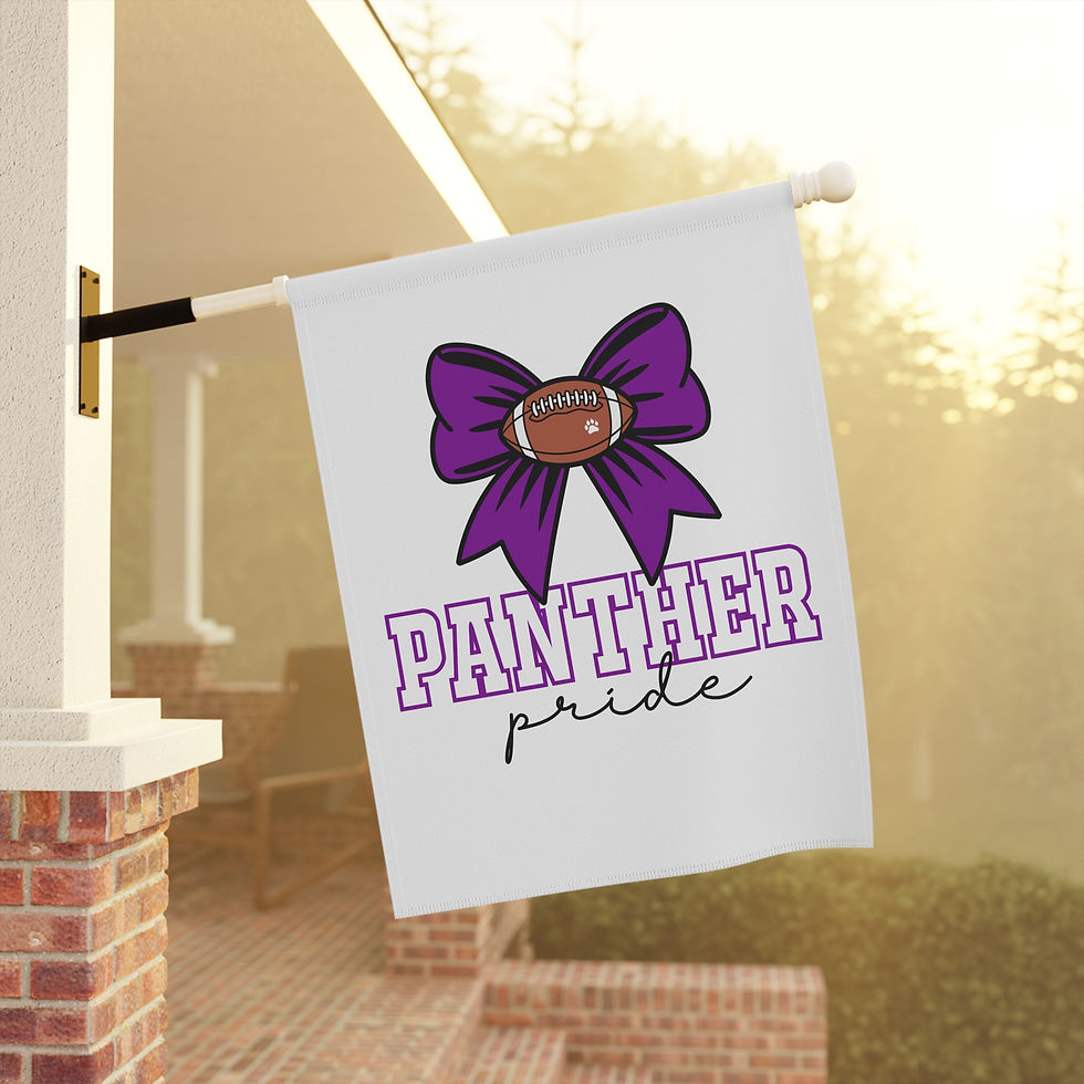 Thumbnail: Panther Pride Football Garden Flag - Spirit Banner