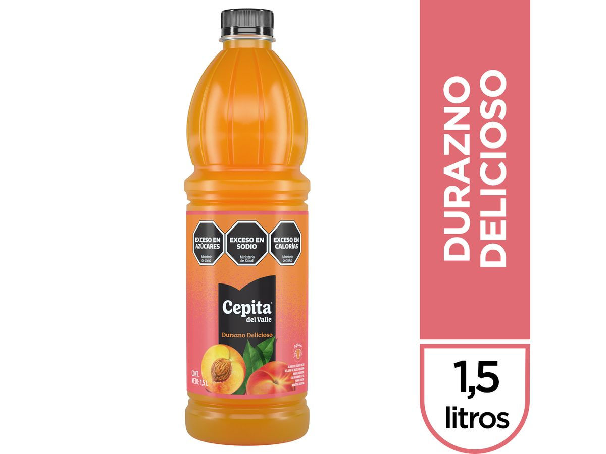 Jugo Cepita del Valle durazno delicioso 1.5 l.

