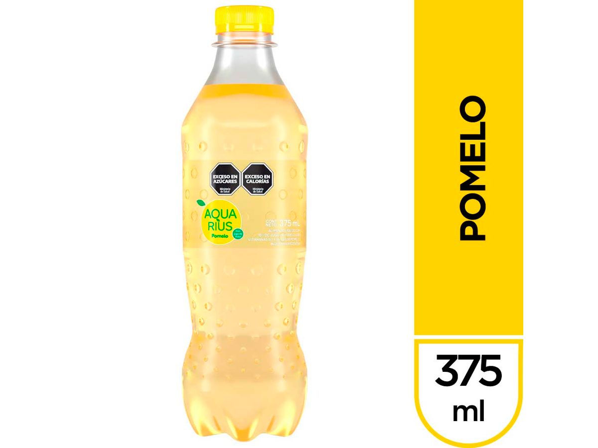 Agua saborizada Aquarius pomelo sin gas 375 cc.

