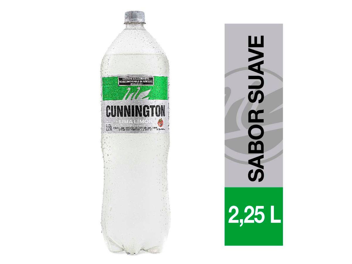 Gaseosa sin tacc Cunnington lima suave 2.25 lts.

