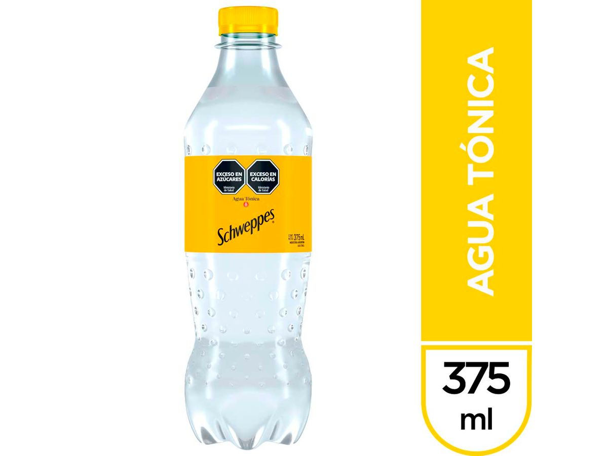 Gaseosa tonica Schweppes 375 cc.

