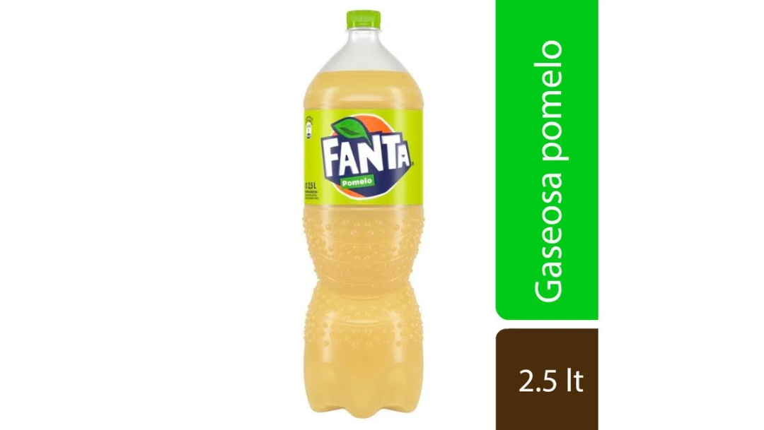 Gaseosa pomelo Fanta regular pet 2,50 l.