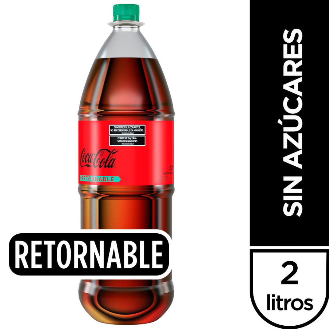 Gaseosa Coca-Cola Sin Azúcar 2 Lt