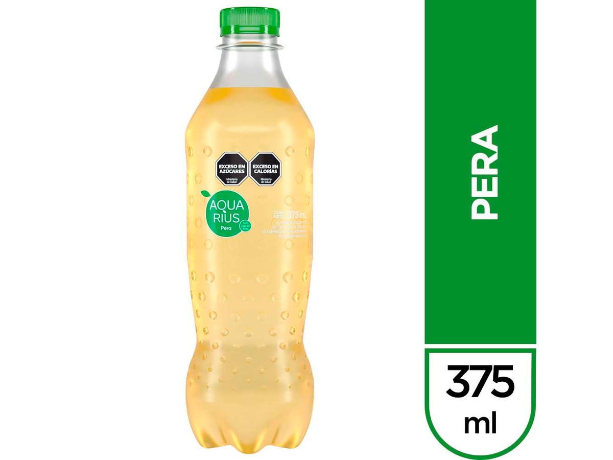 Agua saborizada Aquarius pera sin gas 375 cc.


