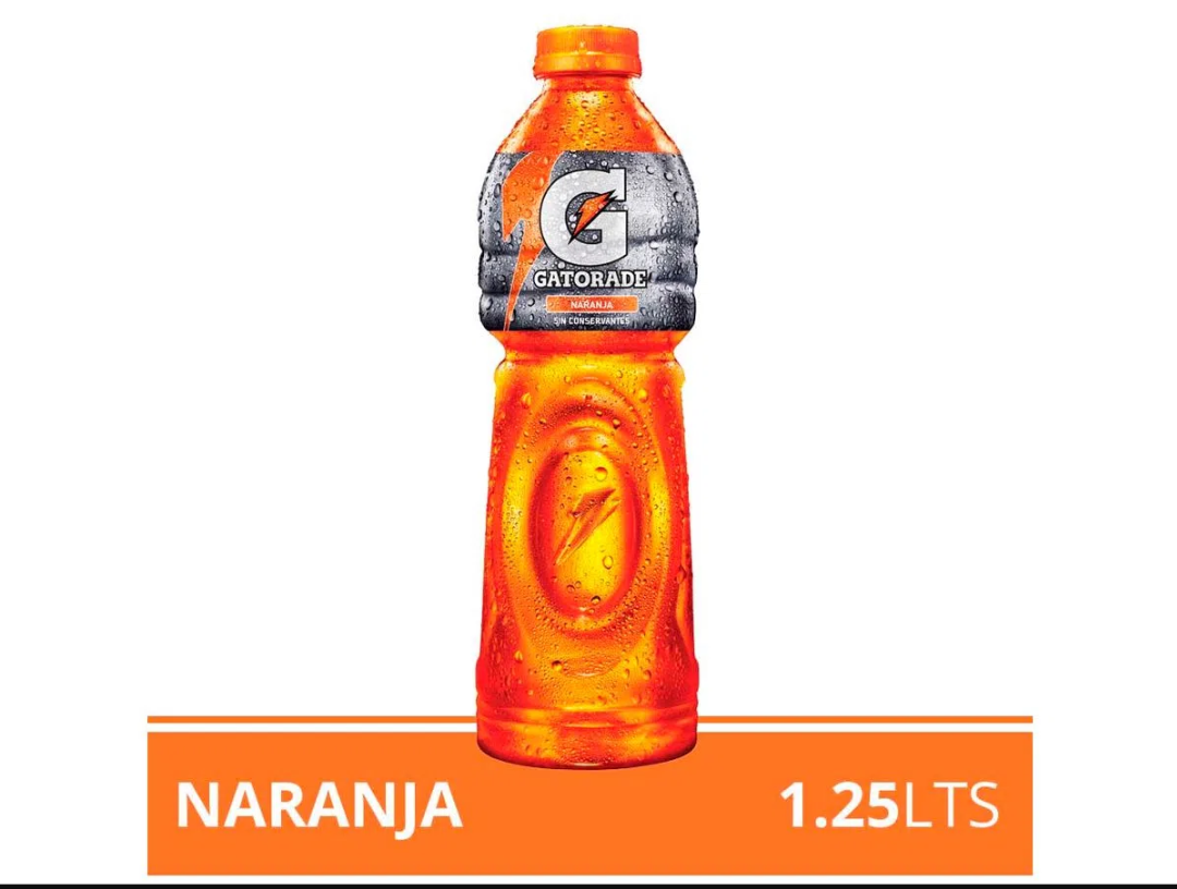 Isotónica Gatorade Naranja 1,25 L
