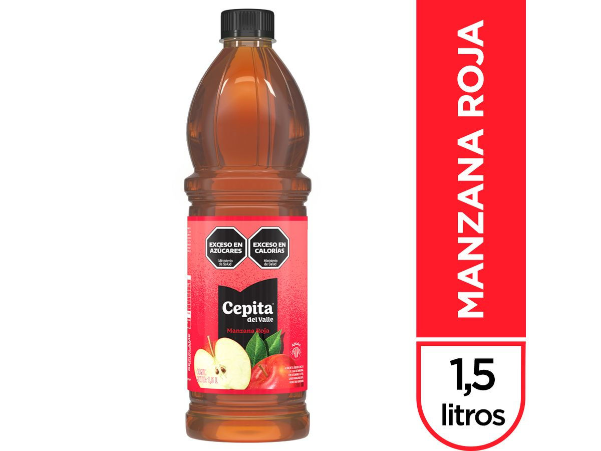 Jugo Cepita Del Valle manzana roja 1.5 l.

