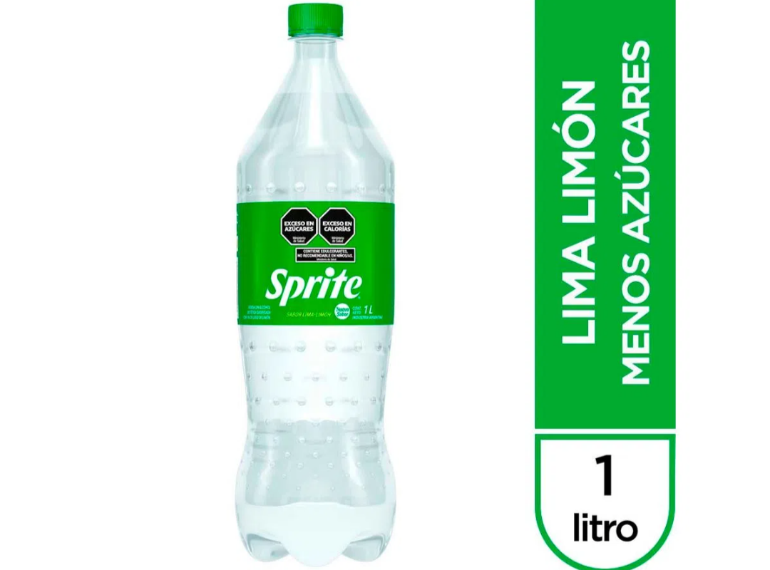 gaseosa SPRITE lima limón x 1 lt