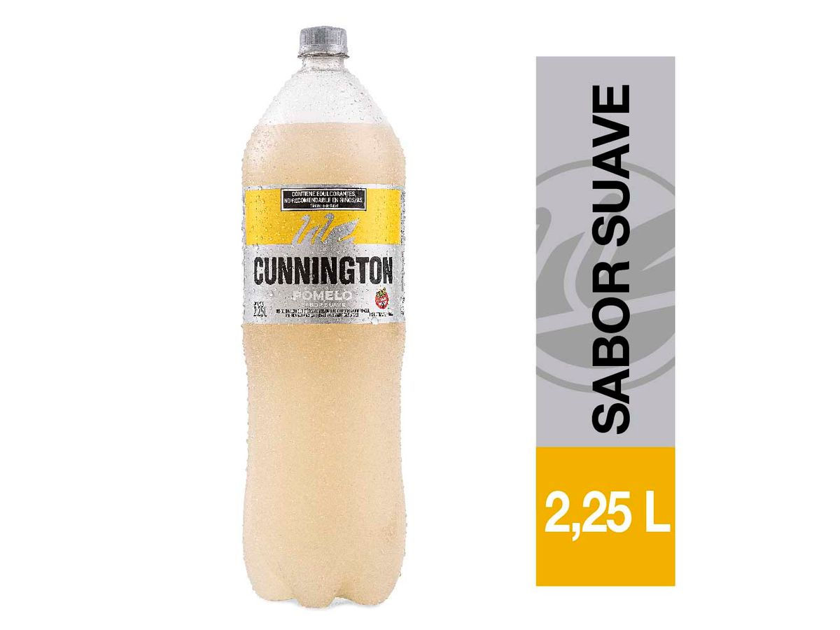 Gaseosa sin tacc Cunnington pomelo suave 2.25 lts.

