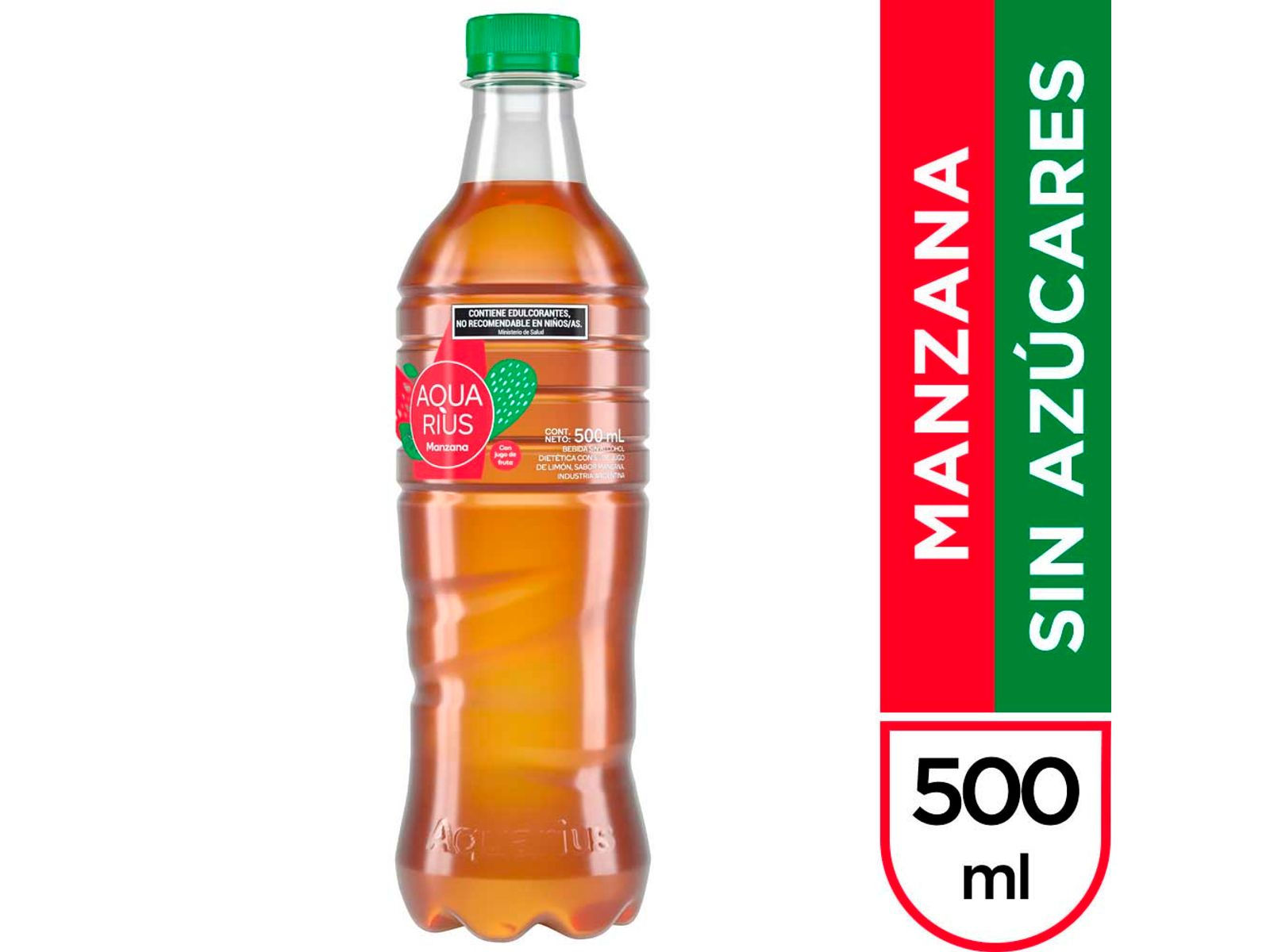 Aquarius Cero Manzana 500ml