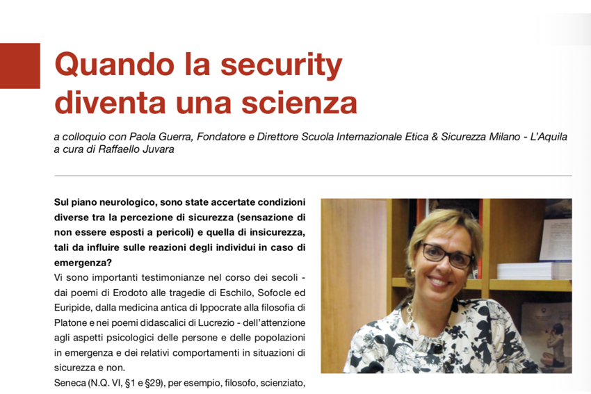 Security & Scienza