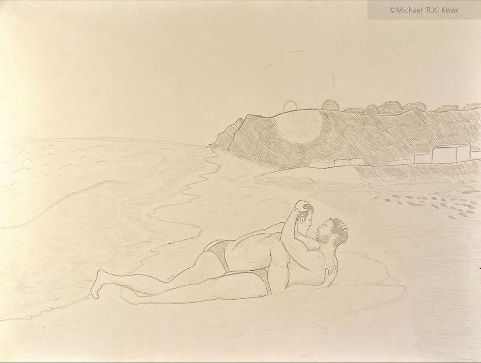 Lovers on the Beach