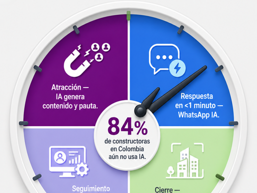 Inteligencia artificial para constructoras en Colombia: las herramientas que ya están acelerando ventas