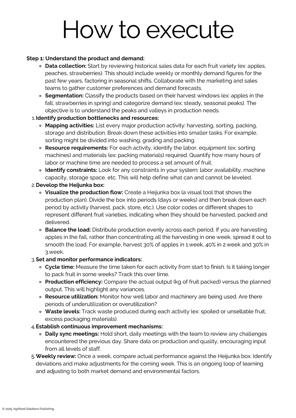 Küçük resim: Heijunka (Üretim Dengeleme) Egzersizi