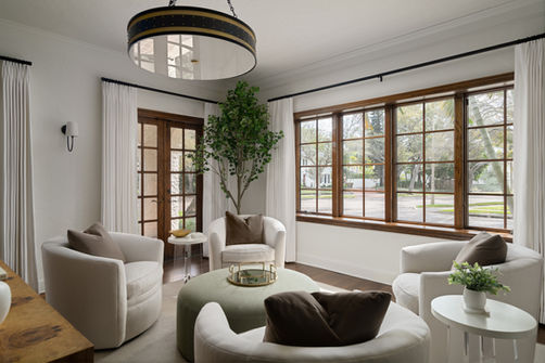 Tampa Florida Interior Designer Living Room by Hendrickson Interior Design