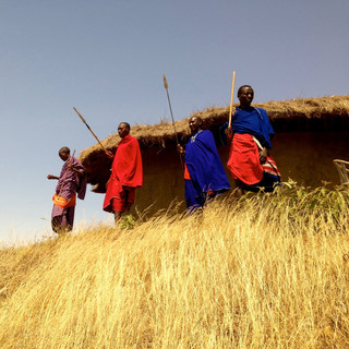Maasai sind immer wach sam