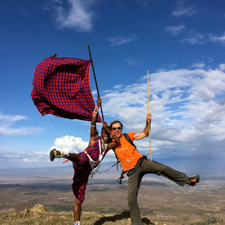 Kraft Plätze der maasai