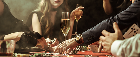 Step into the epitome of sophistication at Spades Poker House, where opulence meets high-stakes excitement. Picture a scene of luxury with champagne flowing, fancy drinks in hand, and the sparkle of Rolex watches in a room adorned with individuals dressed in the finest, most expensive suits. Beautiful women grace the poker tables, skillfully playing their hands in an atmosphere that exudes elegance. As the cards are dealt, the stakes are high, and the air is filled with the anticipation of big money moments. Join us for an exclusive experience where every detail, from the drinks to the attire, speaks of indulgence and luxury. Spades Poker House isn't just a venue; it's a world where the thrill of poker intertwines seamlessly with the allure of high-end living. Welcome to a realm where beauty, wealth, and the exhilaration of big money poker converge in a truly extravagant setting.