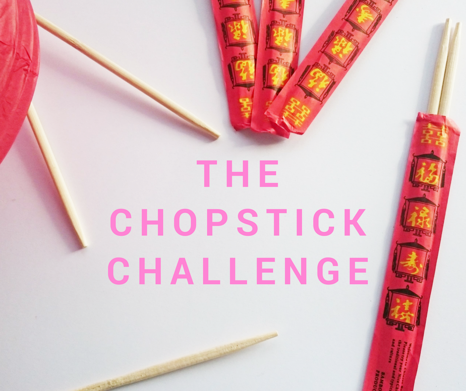 Chopstick challenge - craft diy challenge title
