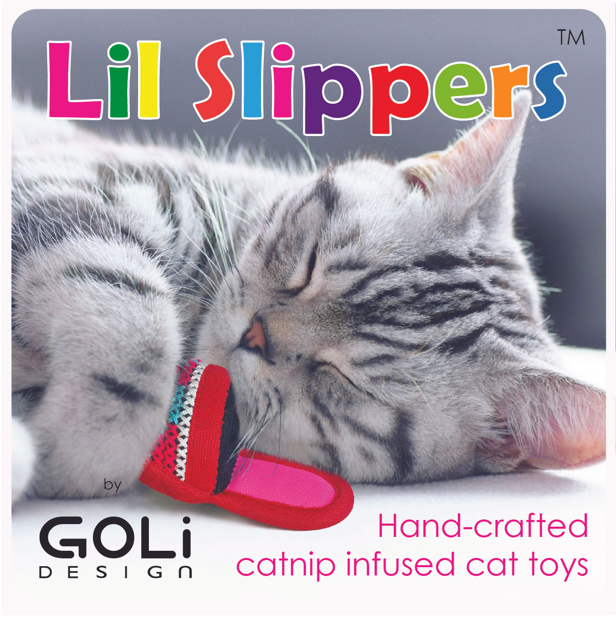 Lil' Slippers catnip infused cat toy