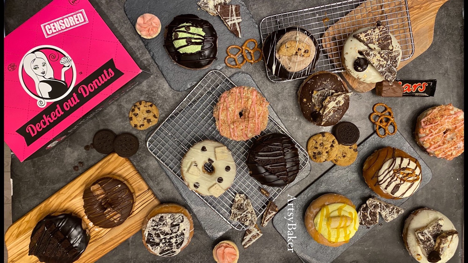 Arranged Food and Objects