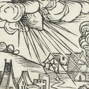 The missing stone of Southery which once marked the gateway to hell