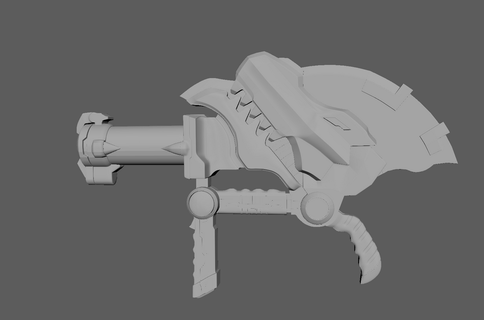 Medagaburyu gun mode 3D Model