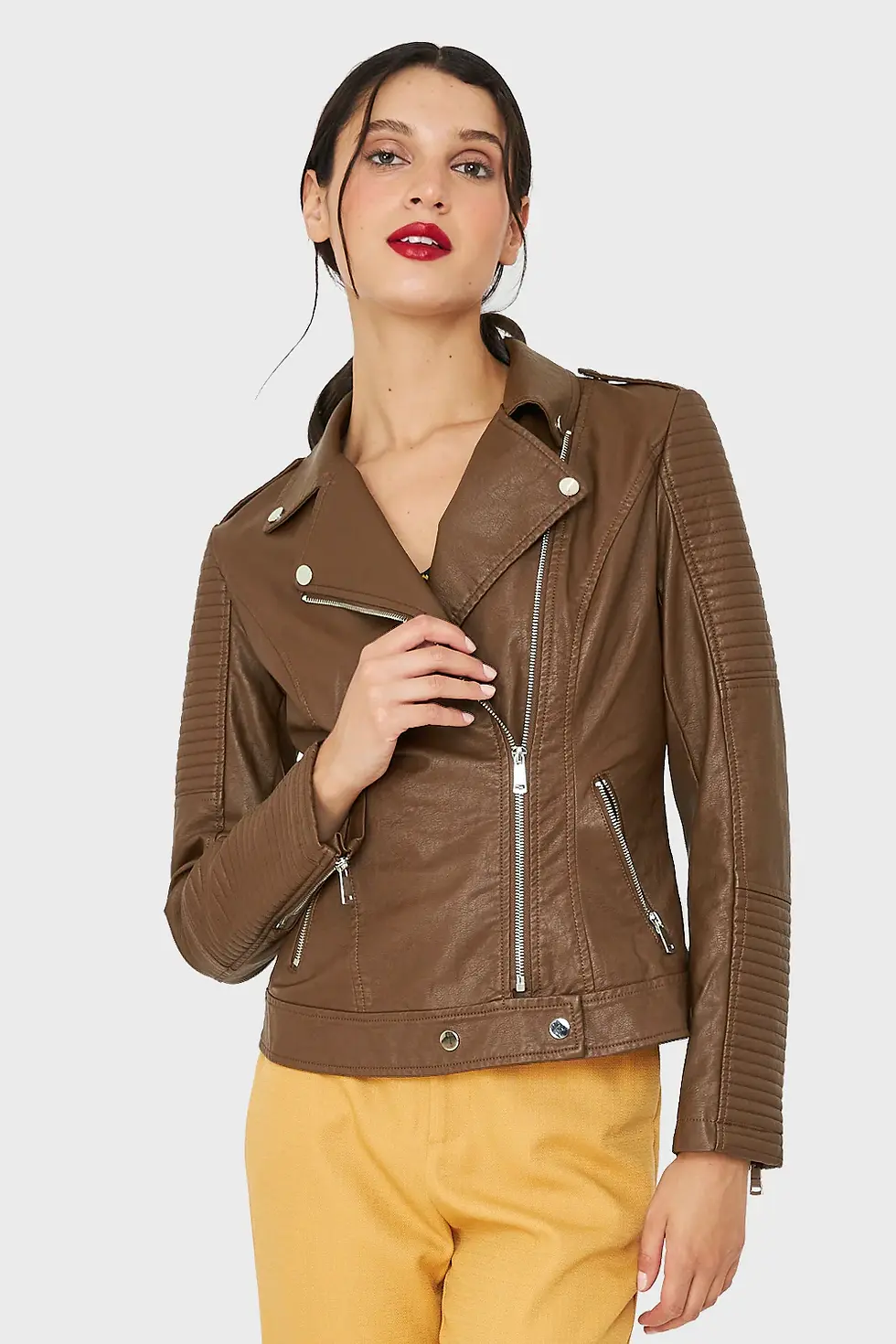 Miniatura: Nico Poly Chaqueta Biker