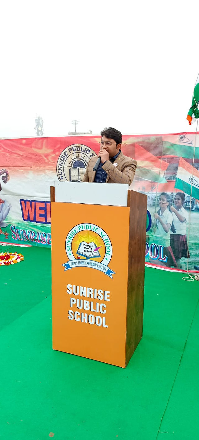 REPUBLIC DAY CELEBRATION AT SUNRISE SCHOOL